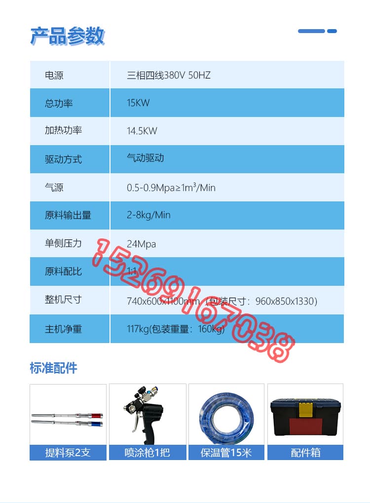 JX-Q30氣動聚脲噴涂機5