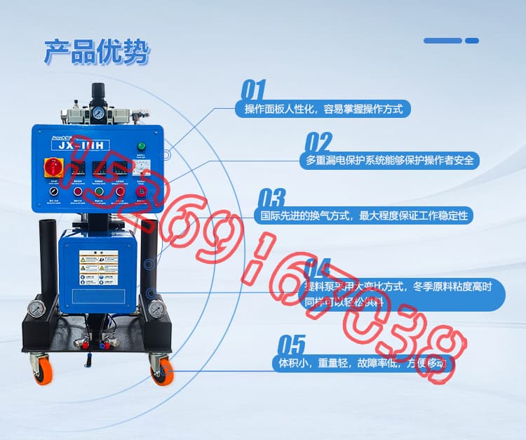 JX-IIIH氣動聚氨酯噴涂機詳情圖4 JX-IIIH氣動聚氨酯噴涂機詳情圖4